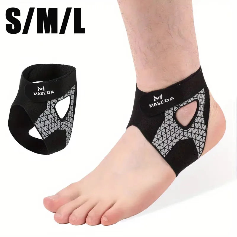 Ankle Support Brace 1/5Pcs Thin S/M/L Adjustable Strap Breathable Heel Lock Guard For Sprain Prevention Joint Stability Sports