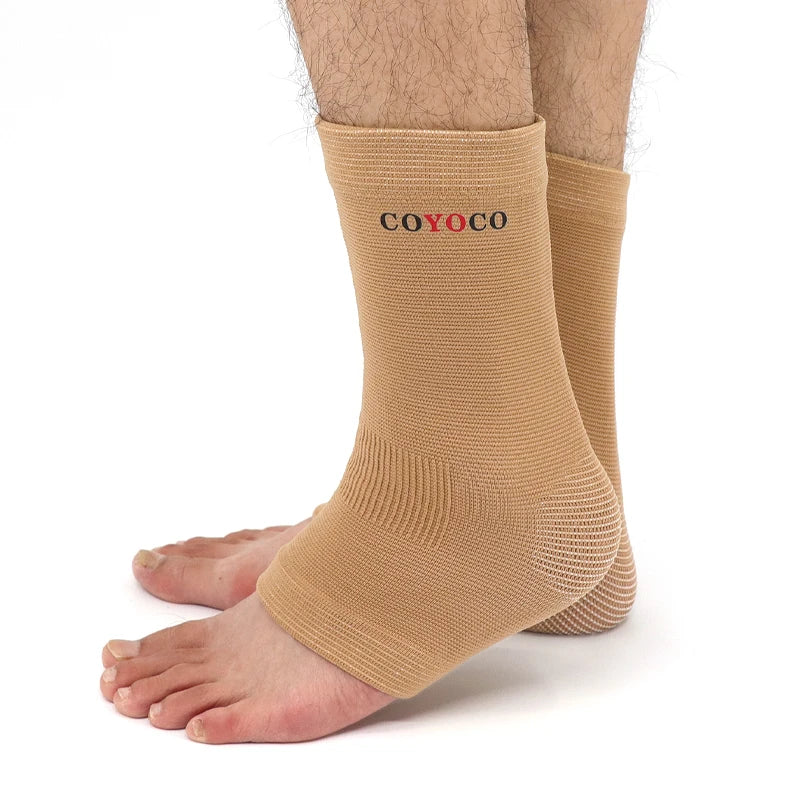 Ankle Brace for Women & Men - Compression Support Sleeve for Sprained Ankle, Arthritis & Injury Recovery (1-Pack)