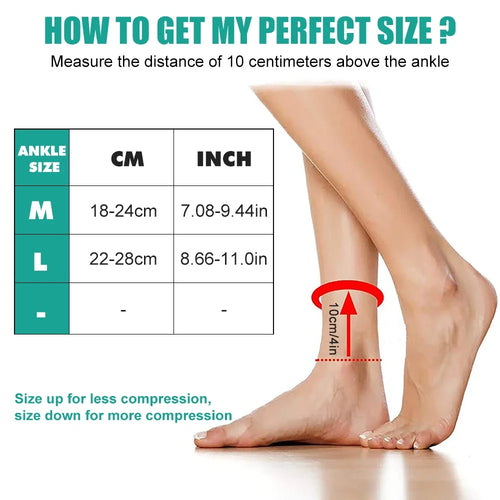 1PCS Ankle Stabilizer Brace for Basketball Running | Lace-Up Adjustable Support for Sprained Ankle, Arthritis & Injury Recovery