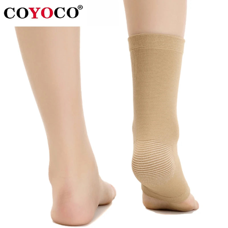 Ankle Brace for Women & Men - Compression Support Sleeve for Sprained Ankle, Arthritis & Injury Recovery (1-Pack)