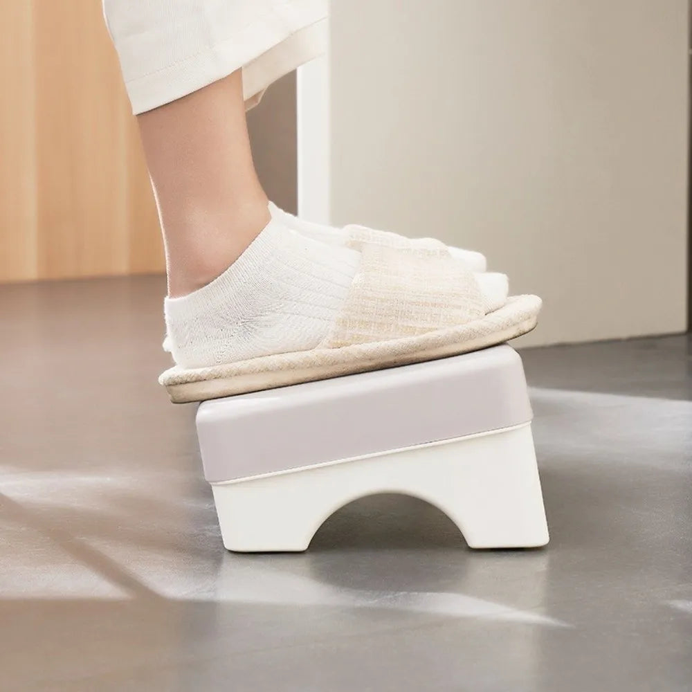 Stable Ergonomic Foot Rest for Under Desk PP Oblique Foot Stool Anti-Slip Posture Support Foot Rest Office Use