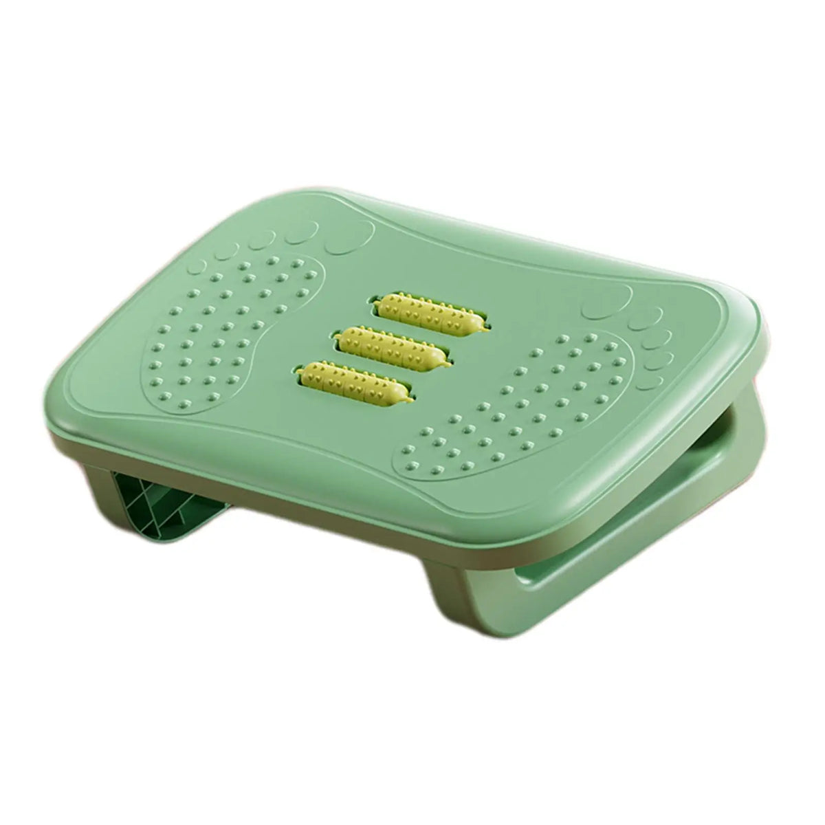 Foot Rest Under Desk Leg Rest with Roller Massage Foot Nursing Stool Foot Stool for Car Computer Desk Women Men Living Room Home
