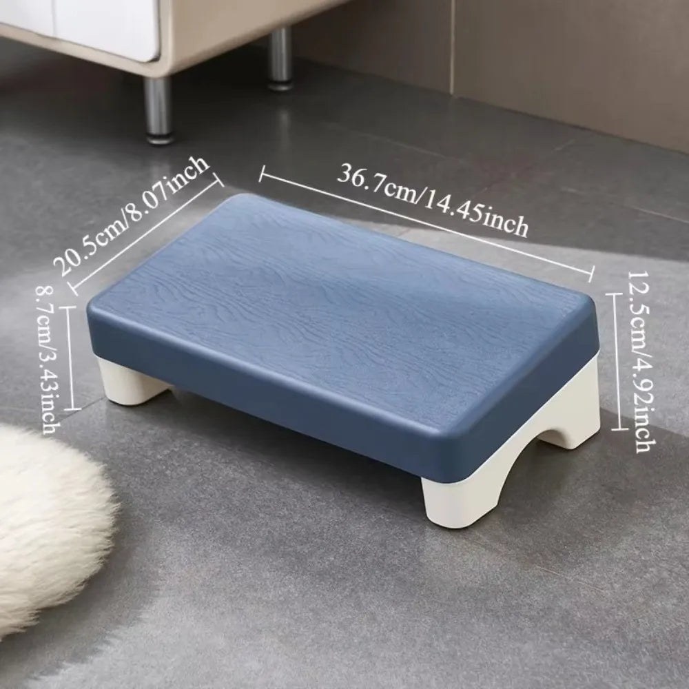 Stable Ergonomic Foot Rest for Under Desk PP Oblique Foot Stool Anti-Slip Posture Support Foot Rest Office Use