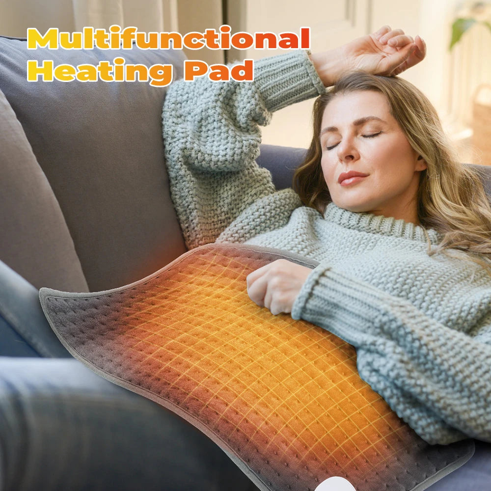 Electric Heating Pad Warm Winter Physiotherapy Blanket Shoulder Neck Back Spine Leg Pain Relief Hot Compress Pad Cushion