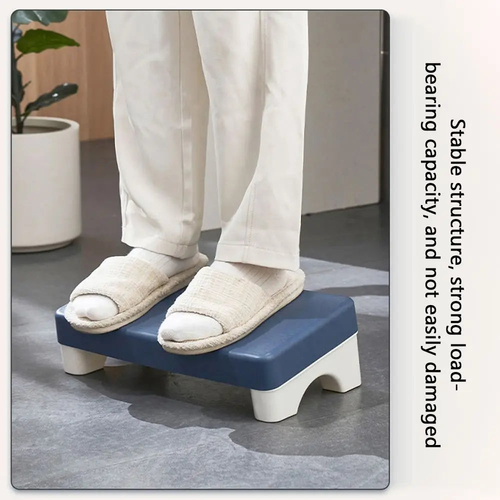 Stable Ergonomic Foot Rest for Under Desk PP Oblique Foot Stool Anti-Slip Posture Support Foot Rest Office Use