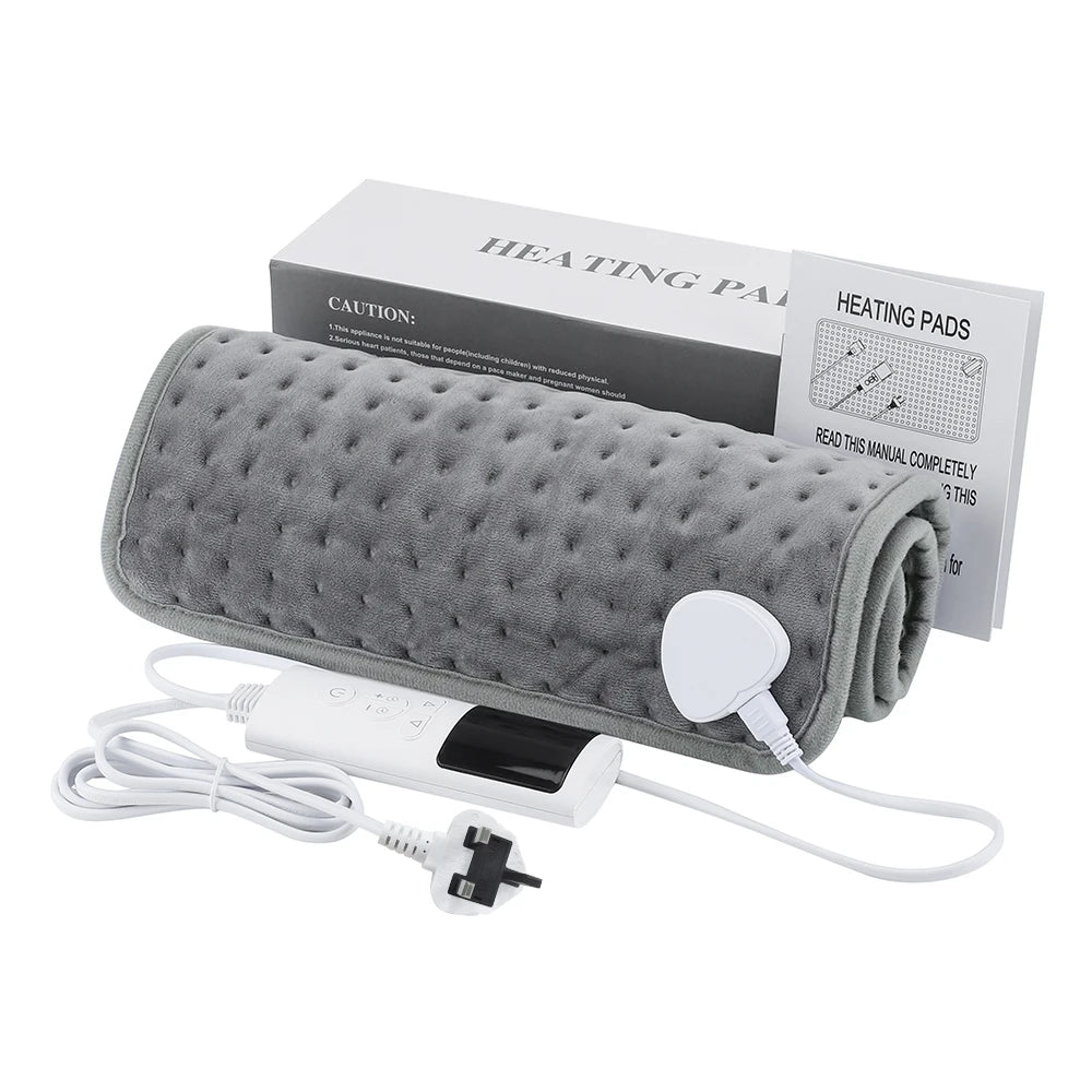 Electric Heating Pad Warm Winter Physiotherapy Blanket Shoulder Neck Back Spine Leg Pain Relief Hot Compress Pad Cushion