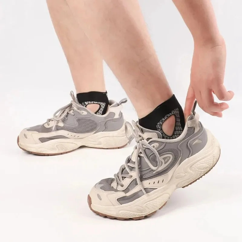 Ankle Support Brace 1/5Pcs Thin S/M/L Adjustable Strap Breathable Heel Lock Guard For Sprain Prevention Joint Stability Sports