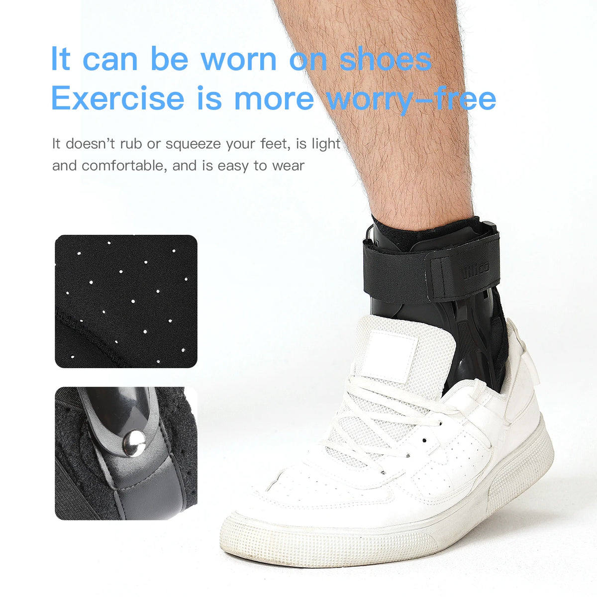 Ankle Brace Sports Support Prevent Sprain Unisex Adjustable Comfortable Design for Recovery and Injury Protection