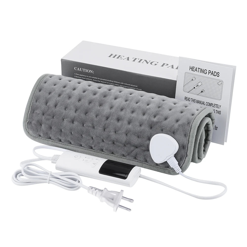 Electric Heating Pad Warm Winter Physiotherapy Blanket Shoulder Neck Back Spine Leg Pain Relief Hot Compress Pad Cushion