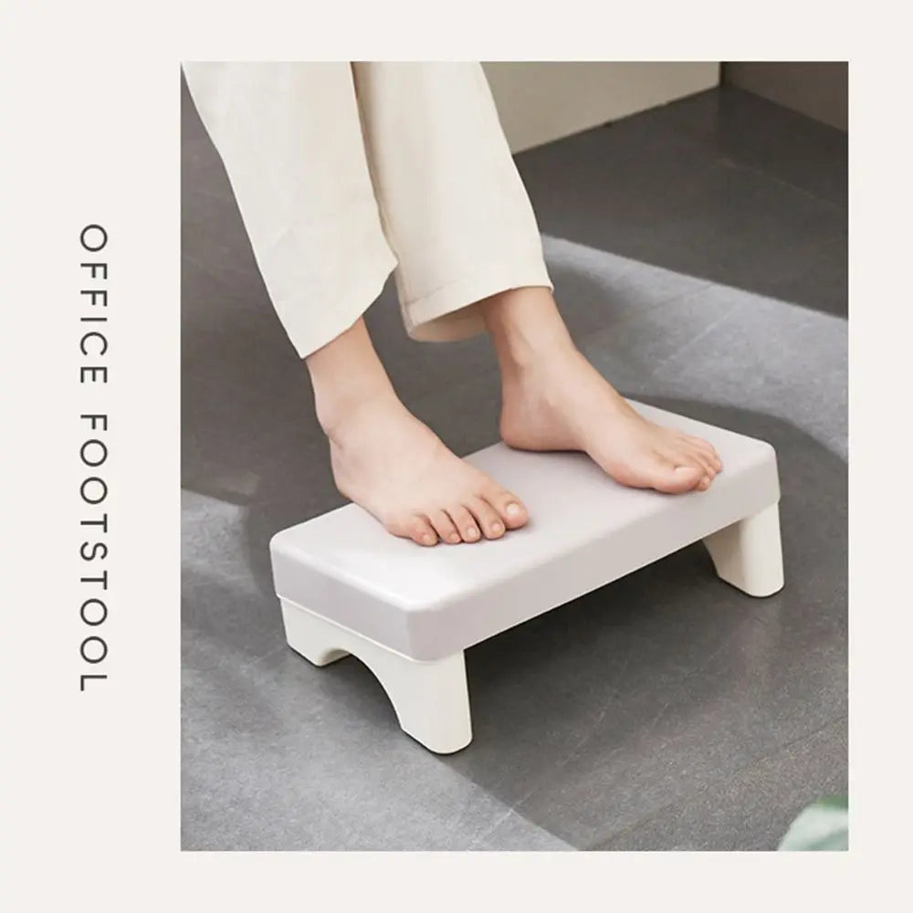 Stable Ergonomic Foot Rest for Under Desk PP Oblique Foot Stool Anti-Slip Posture Support Foot Rest Office Use